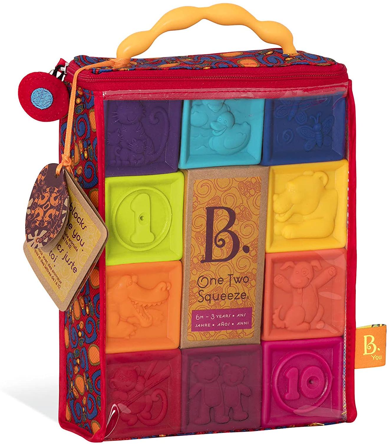 10 Cubes Acidulés Rouge