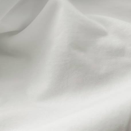 Drap-housse uni en coton, coton lavé Blanc+Bleu nuit+Bleu orage+Caramel+Chocolat+Lichen+Lie de vin+Lin+Miel+Nude+Terre cuite 3 - vertbaudet enfant 