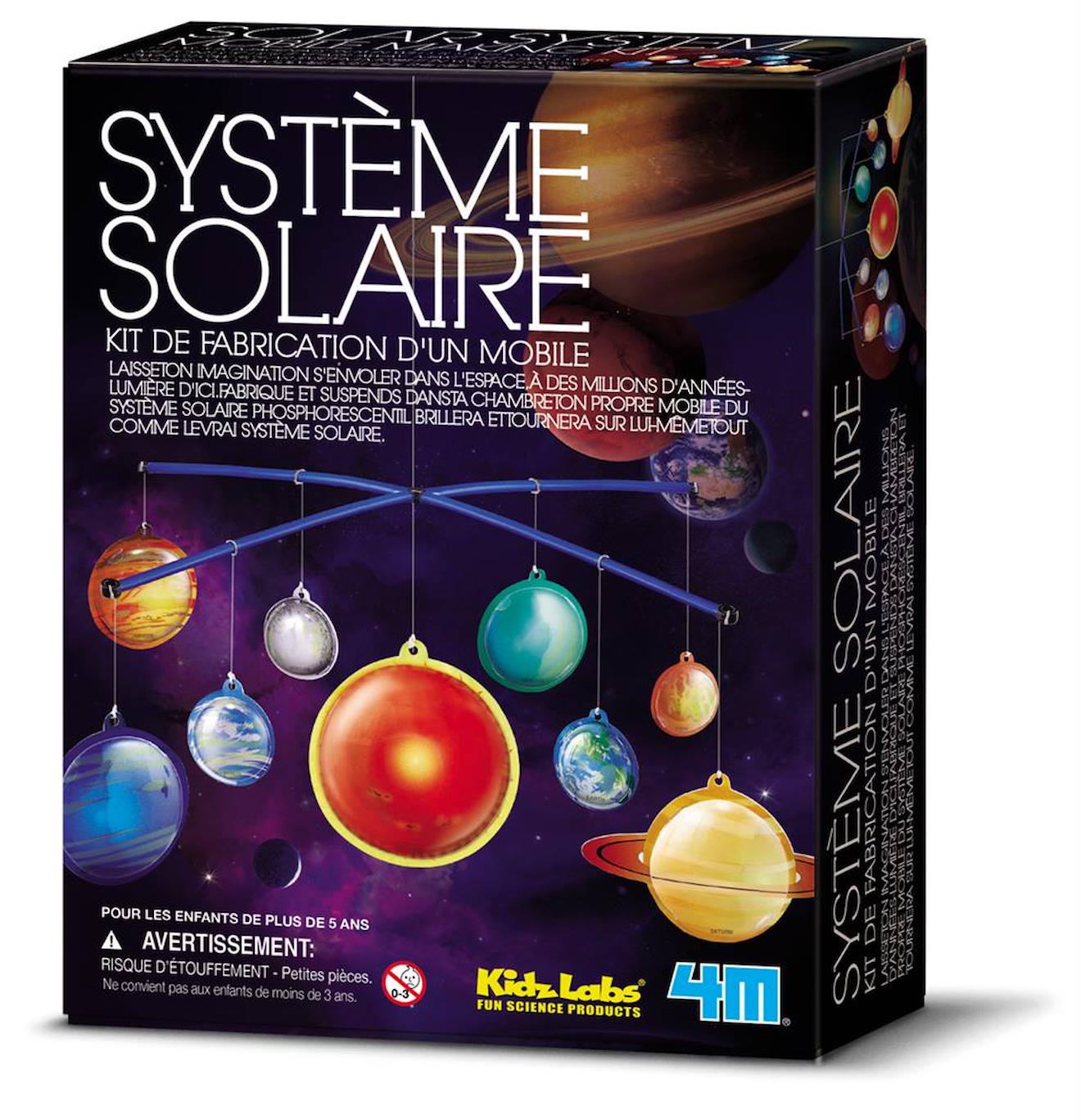 Kit De Fabrication Mobile Système Solaire Noir