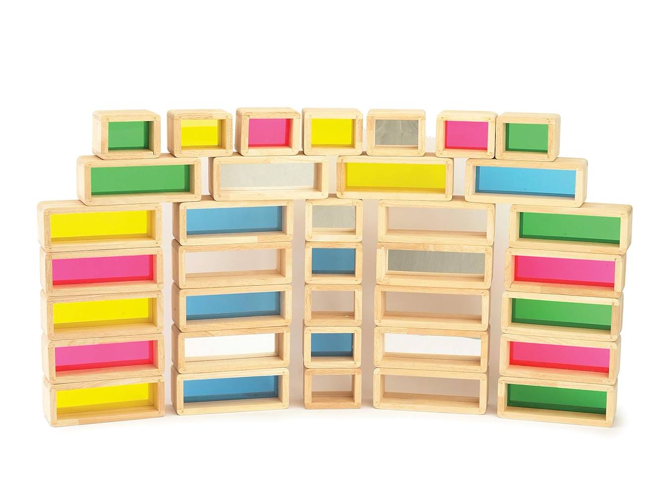 Briques Géantes Arc-en-ciel 36 Pcs Beige