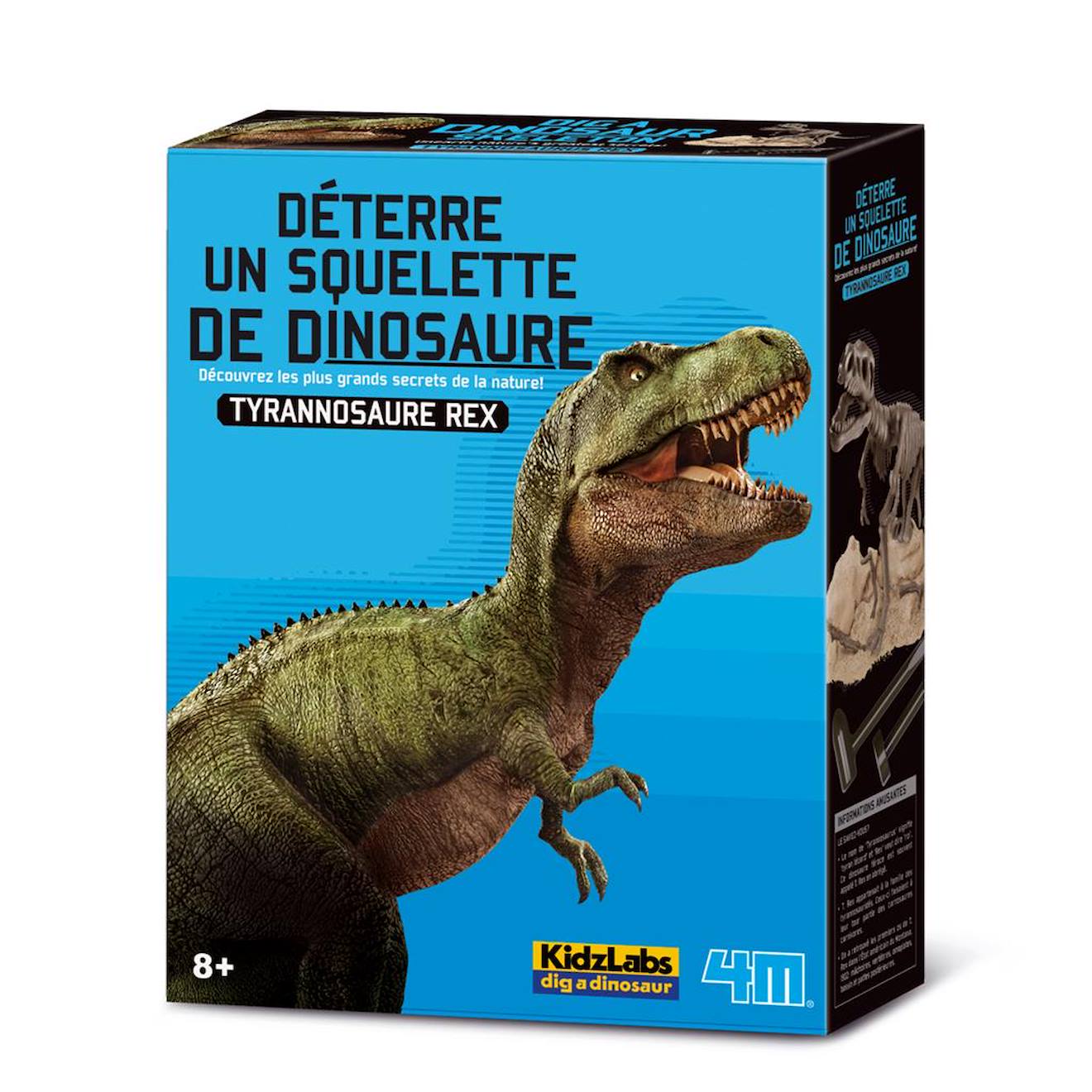 Déterre Ton Dino T-rex Bleu