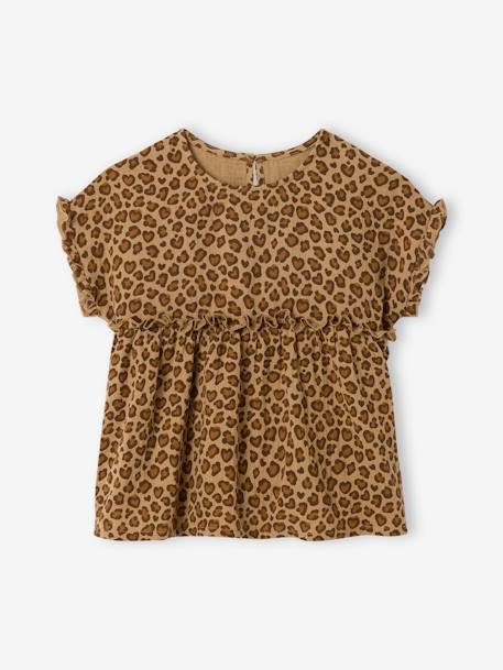 Blouse imprimée en gaze de coton fille  - vertbaudet enfant