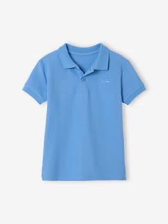 Garçon-T-shirt, polo, sous-pull-Polo garçon manches courtes broderie poitrine 