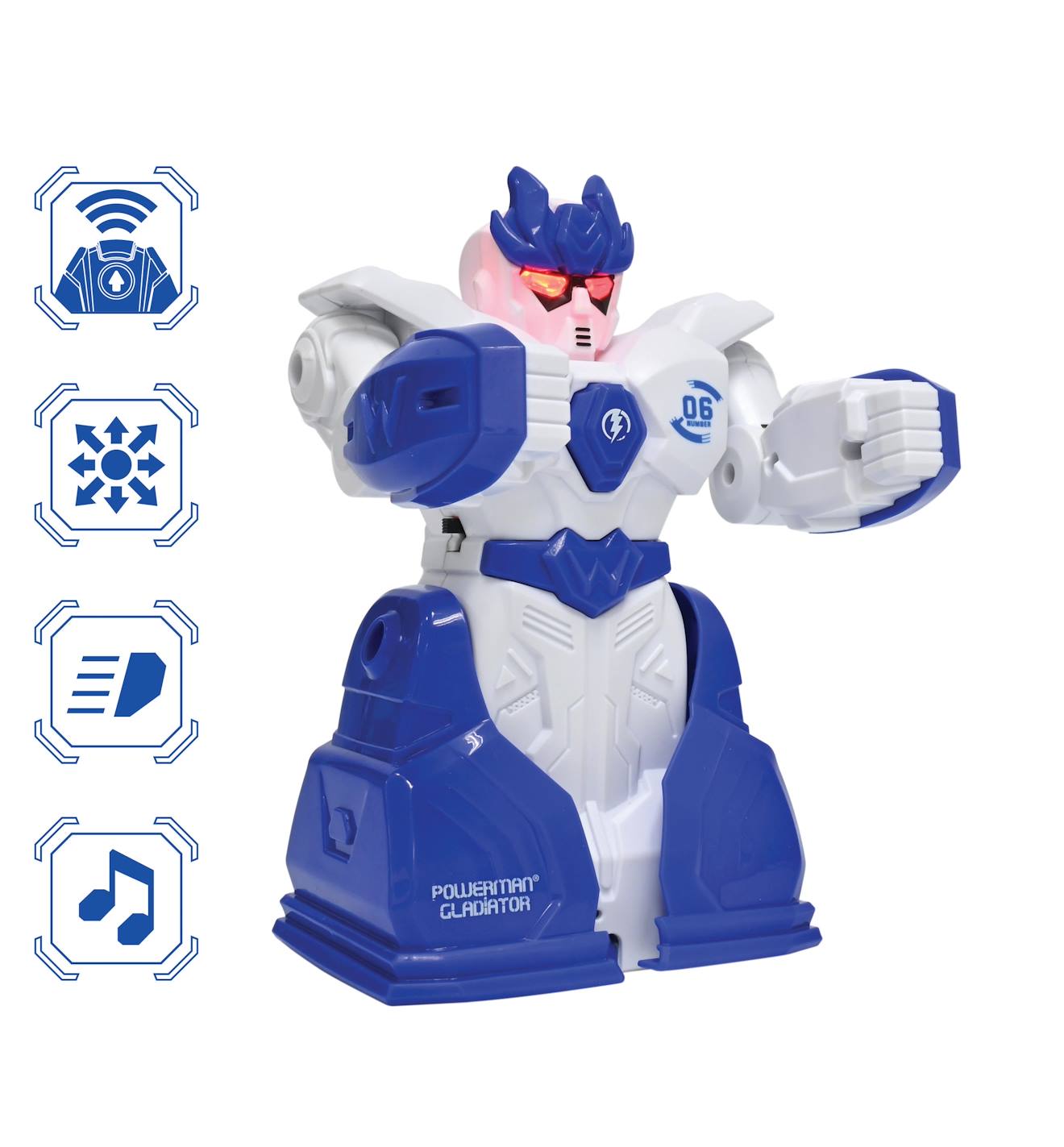 Lexibook - Powerman Gladiator Robots Combattants Avec Télécommande Bleu