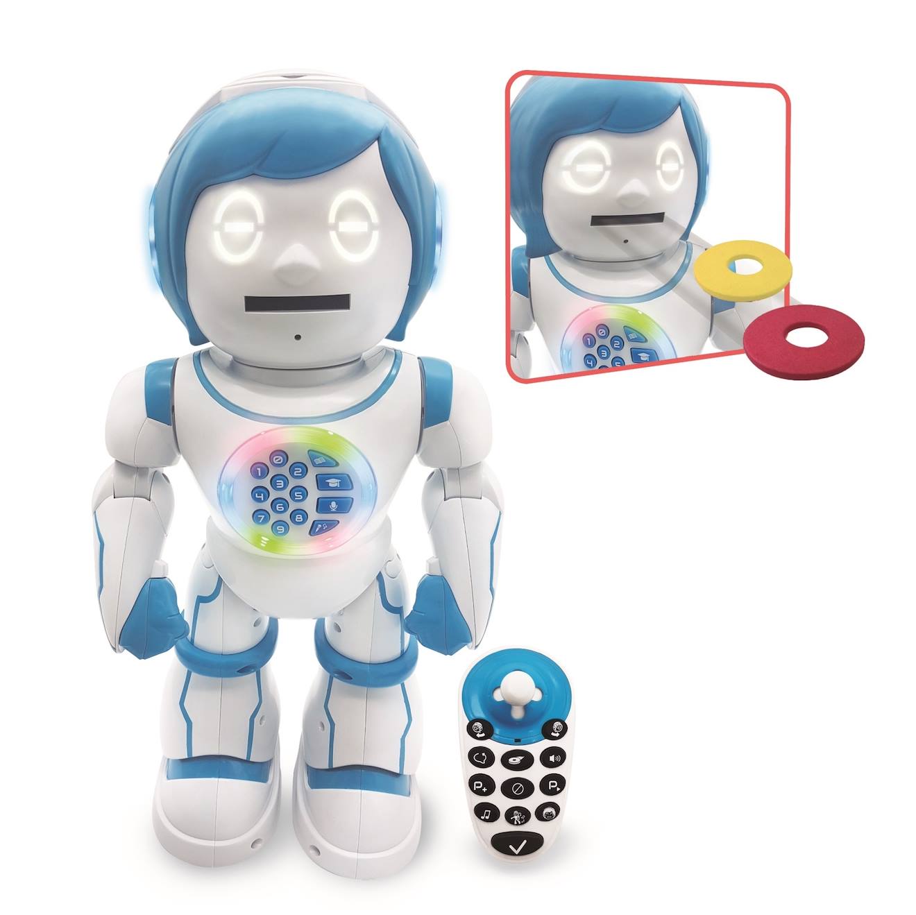 Lexibook - Powerman Kid Mon Robot Ludo-educatif Bilingue (français/anglais) Blanc