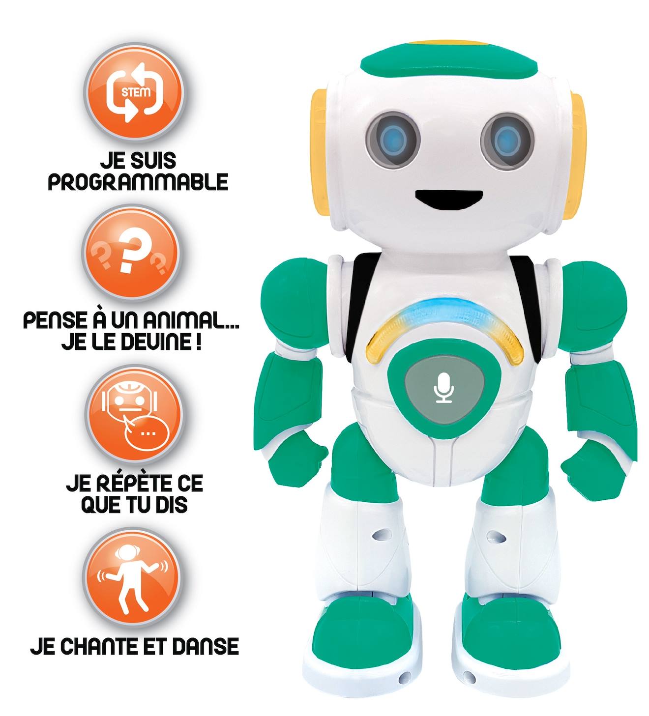 Lexibook - Powerman Jr. Robot Programmable (français) Bleu