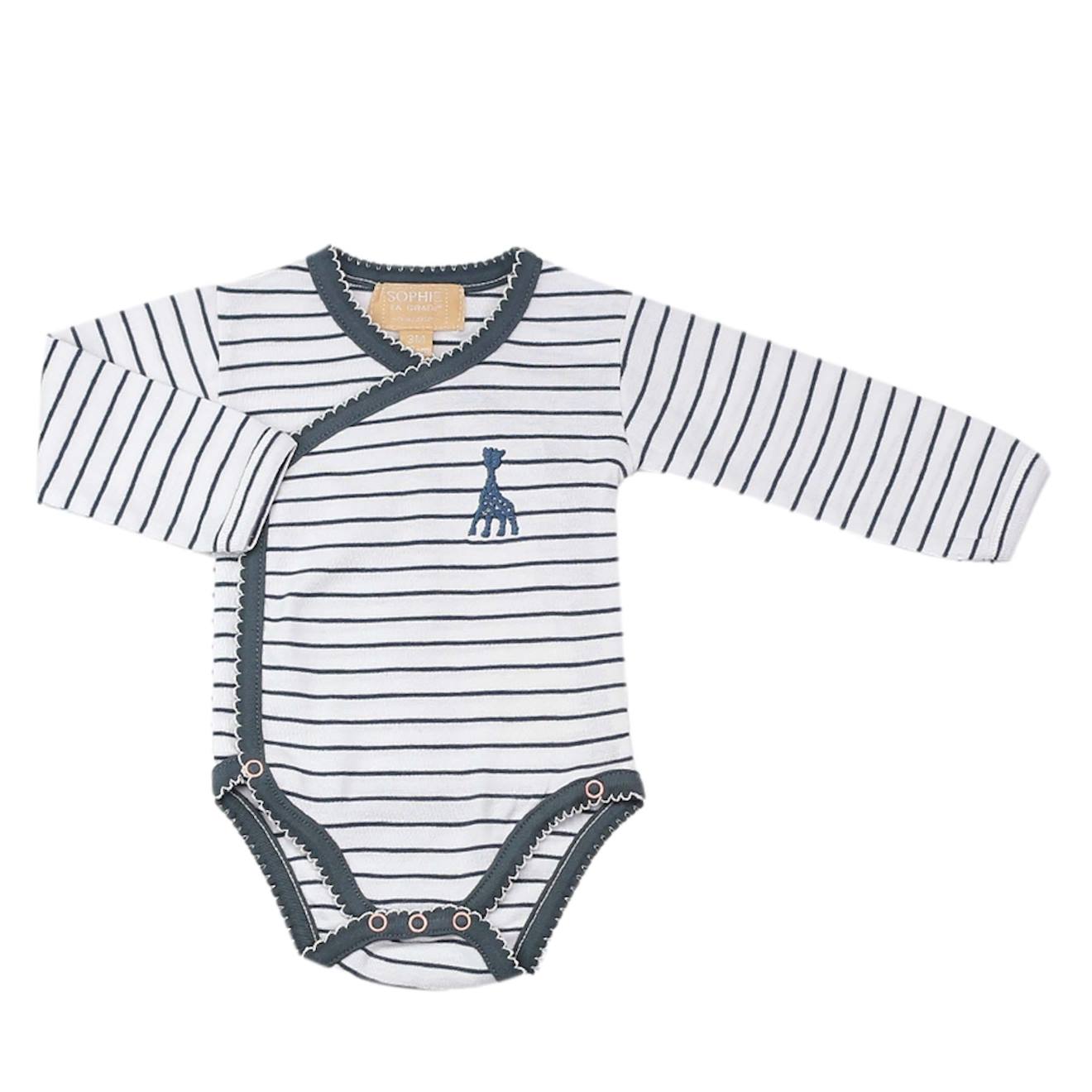 Body Manches Longues Marinière Bleu
