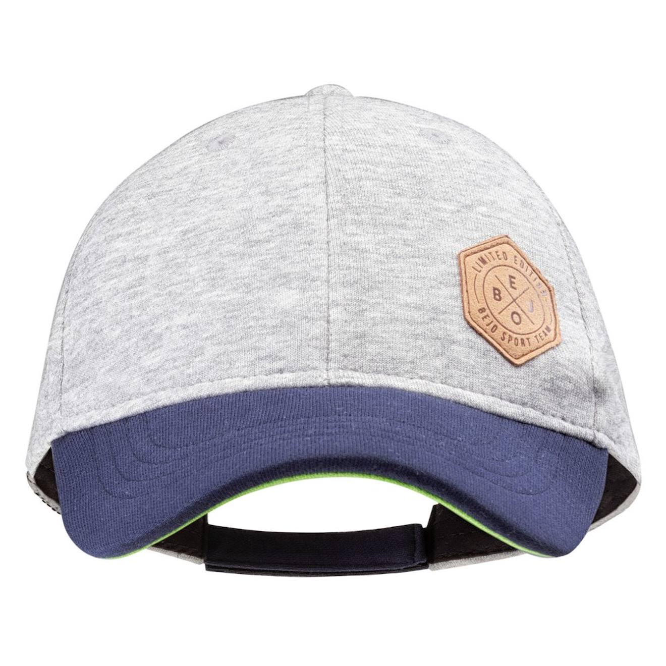 Casquette Coton Jaxin Gris Chiné / Bleu