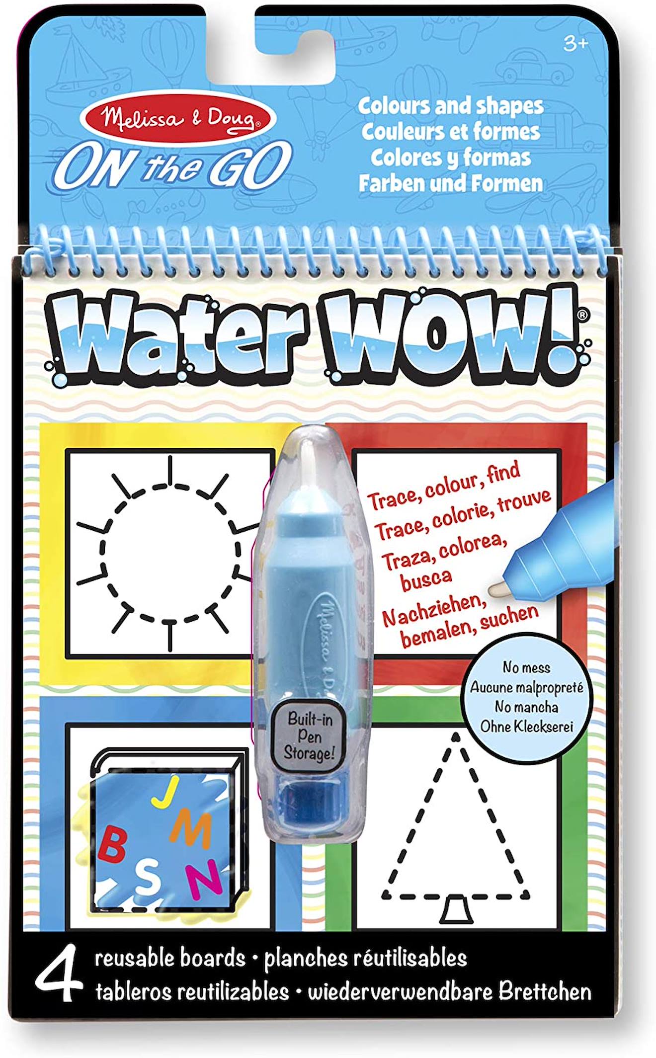 Melissa & Doug - Water Wow! Couleurs Et Formes Orange
