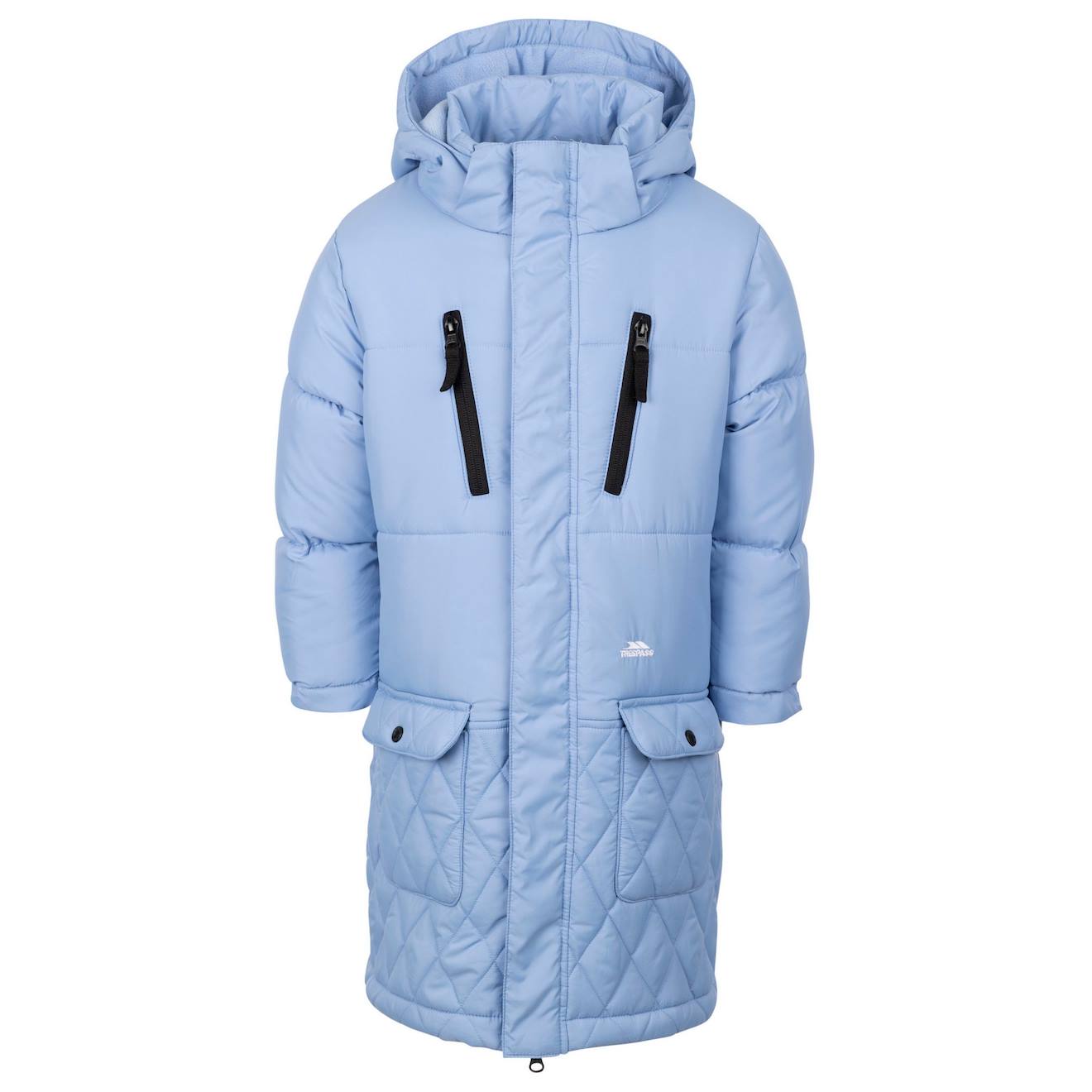 Doudoune Longue Polyester Orrin Bleuet