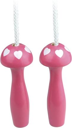 Jouet-Jeux de plein air-Sports de plein air-Corde à sauter rose coeur blanc