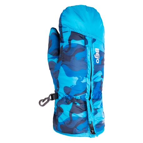 Fille-Accessoires-Bonnet, écharpe, gants-Moufles de ski synthétique noki