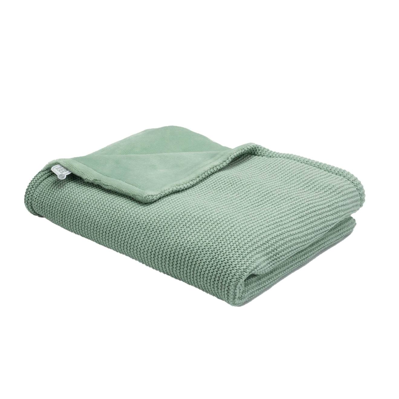 Couverture Bébé Réversible Vert