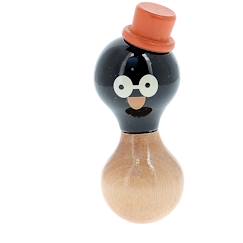 Jouet-Premier âge-Hochet maracas rené le pingouin