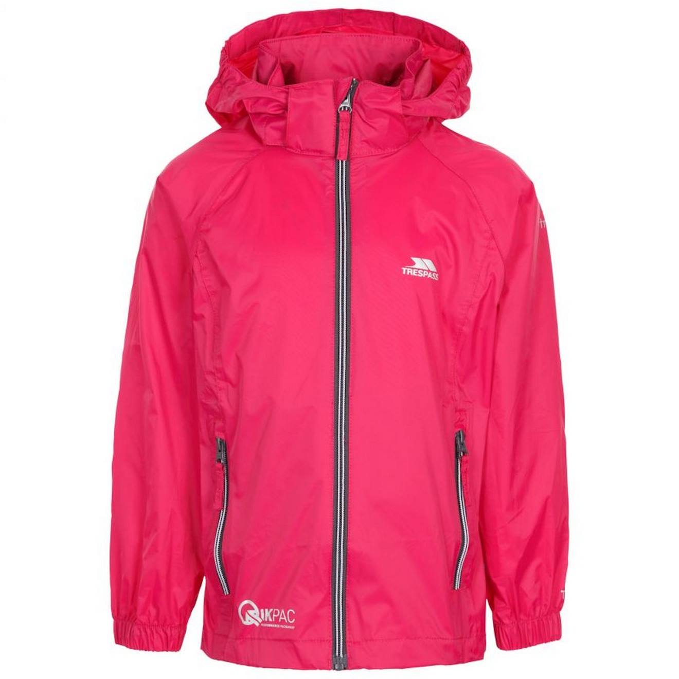 Coupe-vent Pliable Qikpac Polyester Qikpac X Rose Foncé