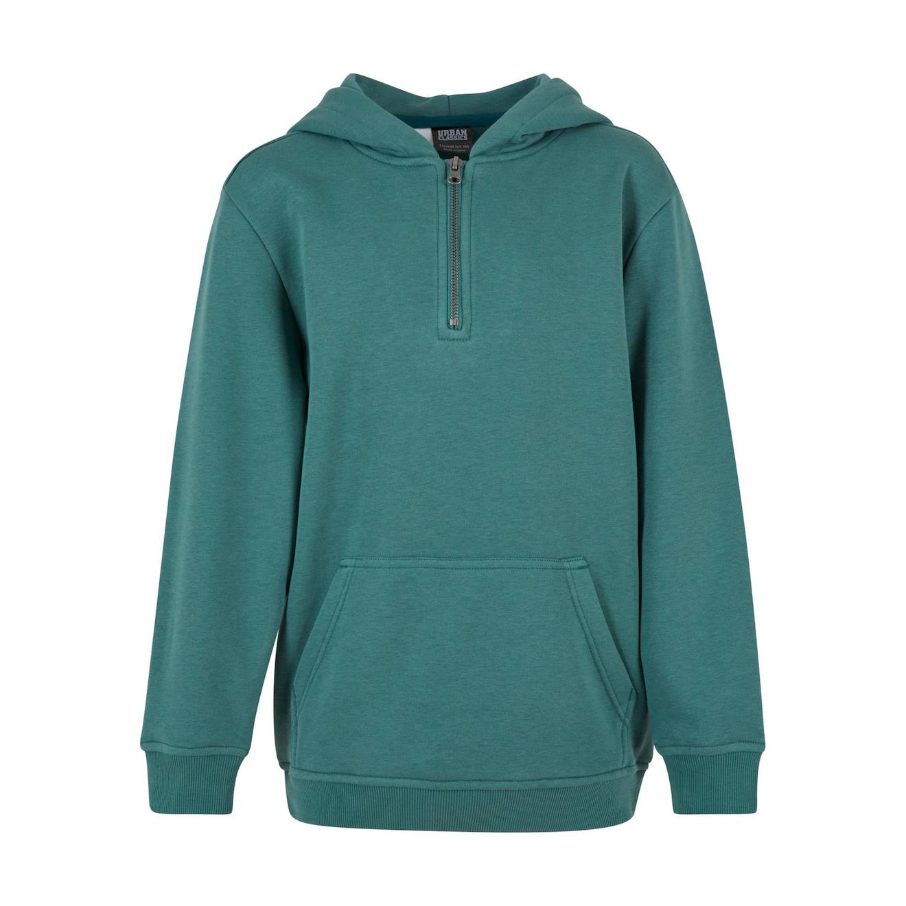 Sweat À Capuche Synthétique Vert