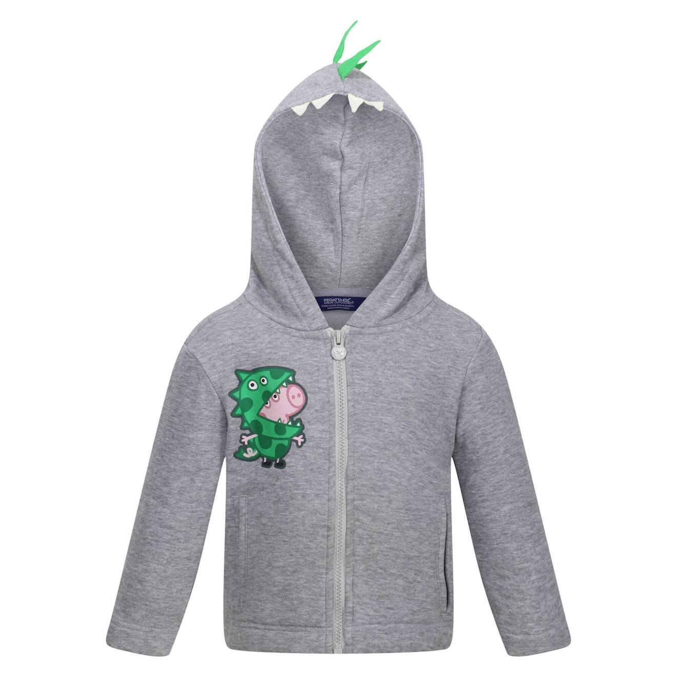 Veste Polaire Coton Peppa Pig Gris