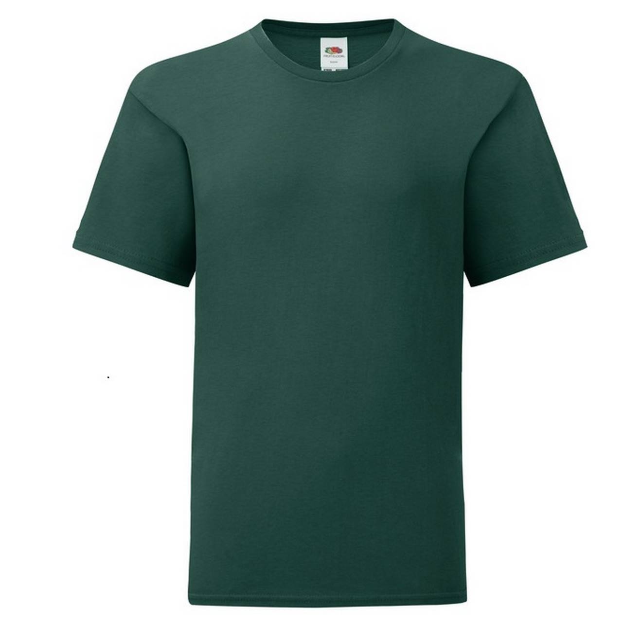 T-shirt Iconic Coton Peigné Et Filé À L'anneau Iconic 150 Vert Forêt