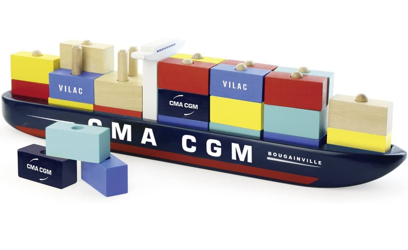 Porte-container Bleu