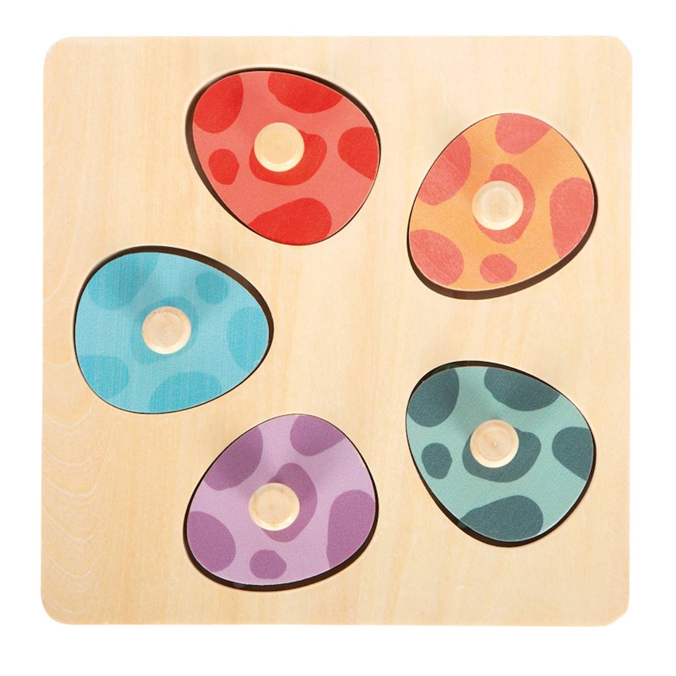 Puzzle En Bois Dino Beige (Small Foot) - Image 2