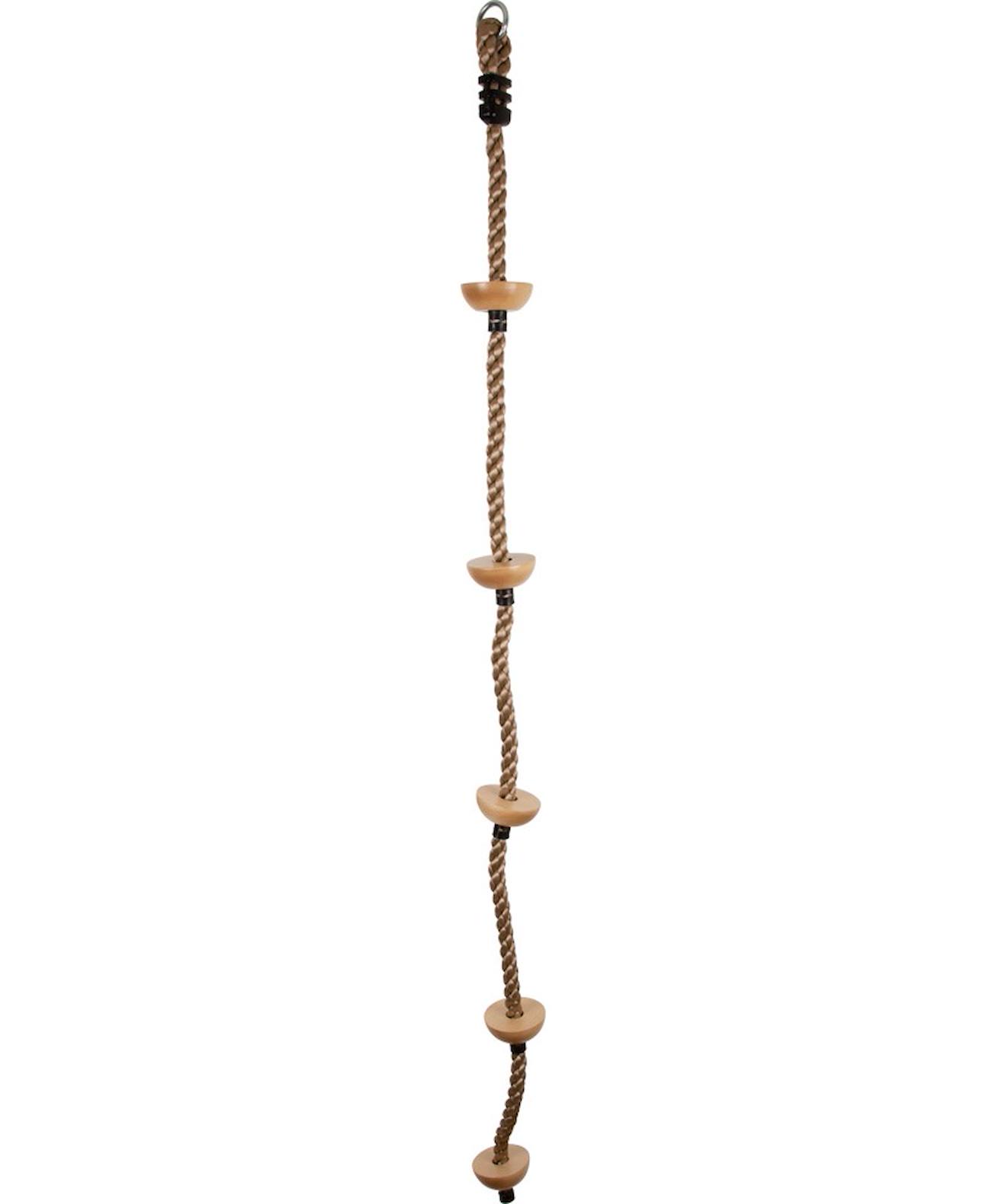 Corde À Grimper Avec Marches En Bois Marron