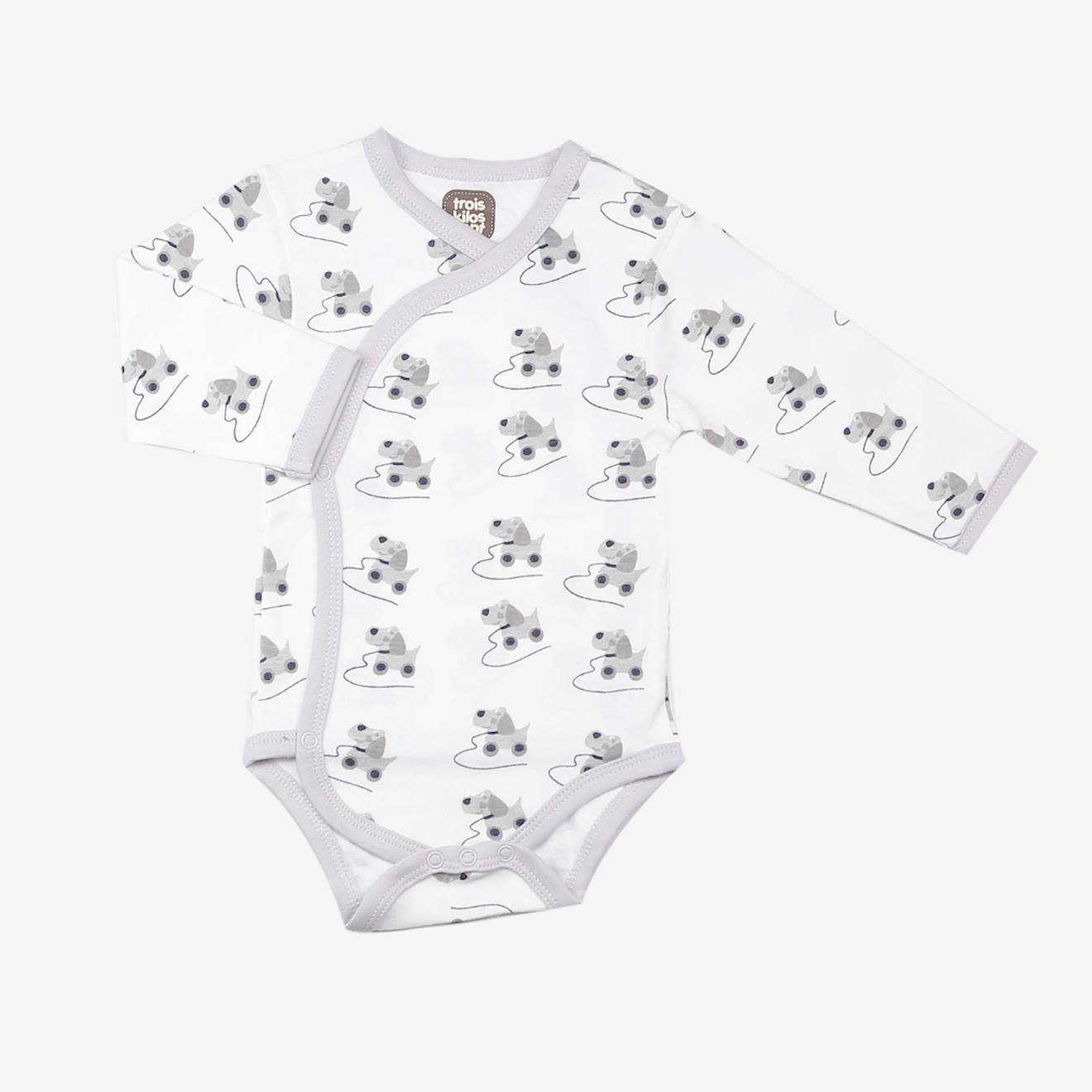 2 Bodies Croisés - Modèle Petit Chien Bleu