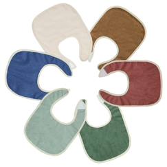 Lot de 6 bavoirs bébé  - vertbaudet enfant