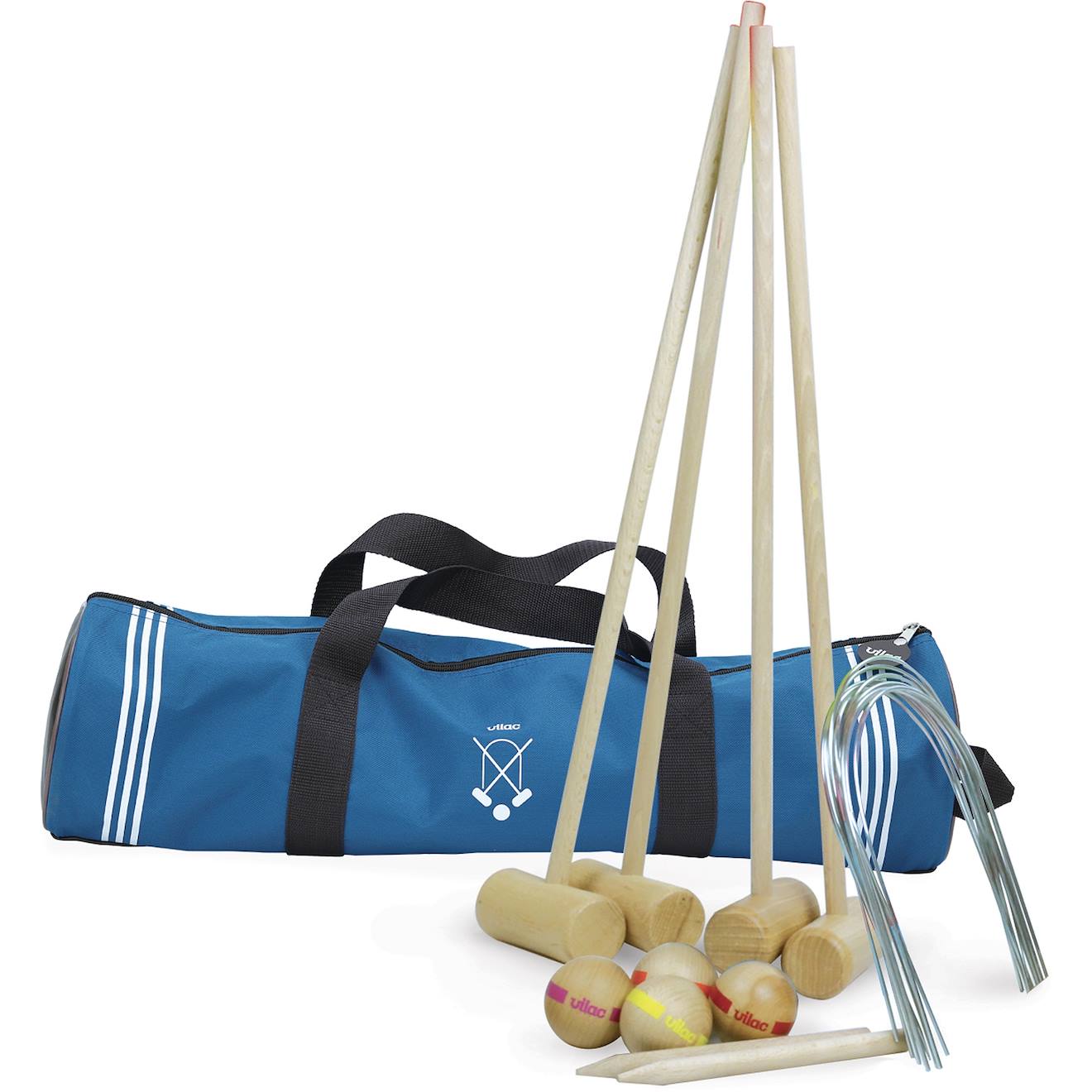 Vilac - Croquet Junior 4 Joueurs Bleu