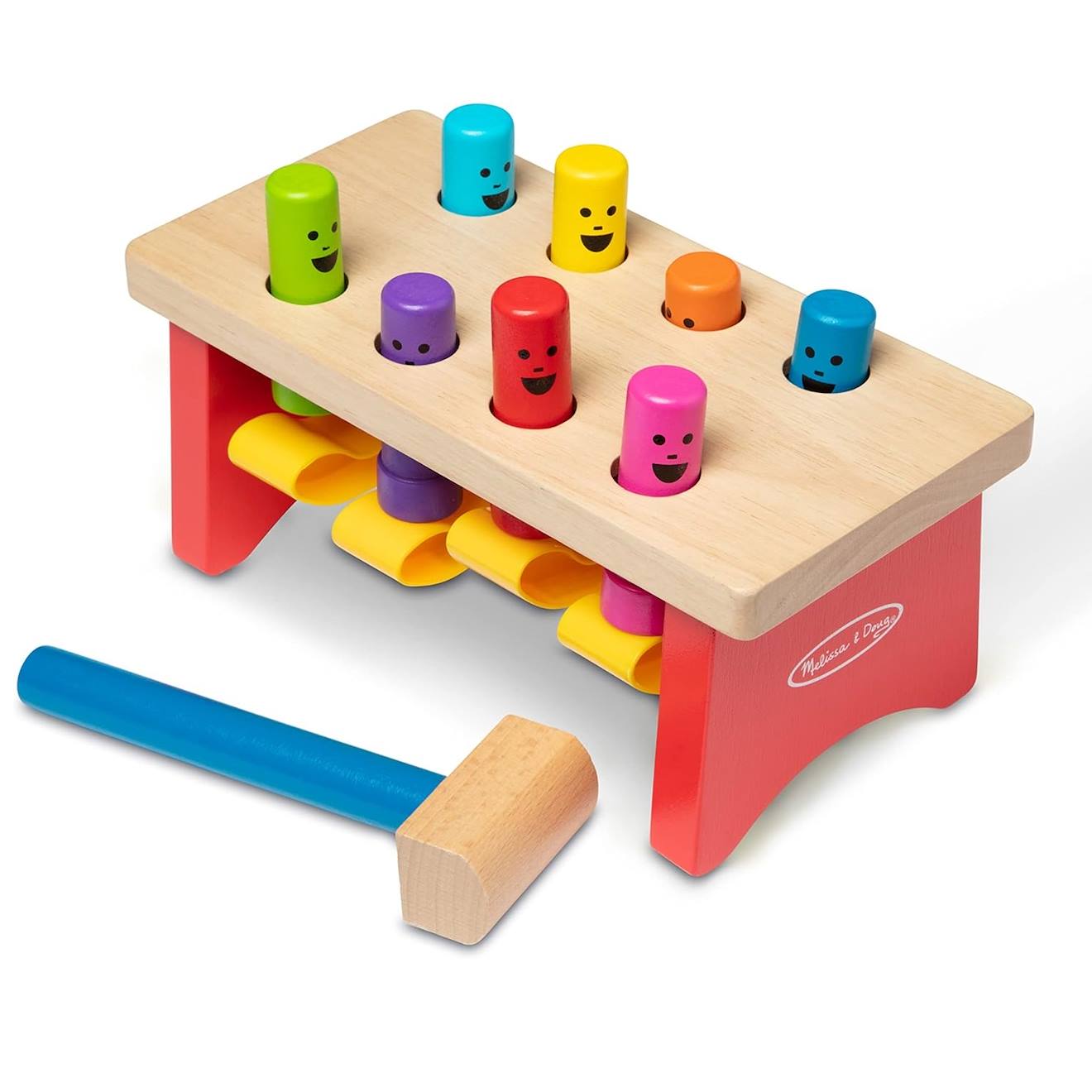 Melissa & Doug - Banc À Marteler Rouge