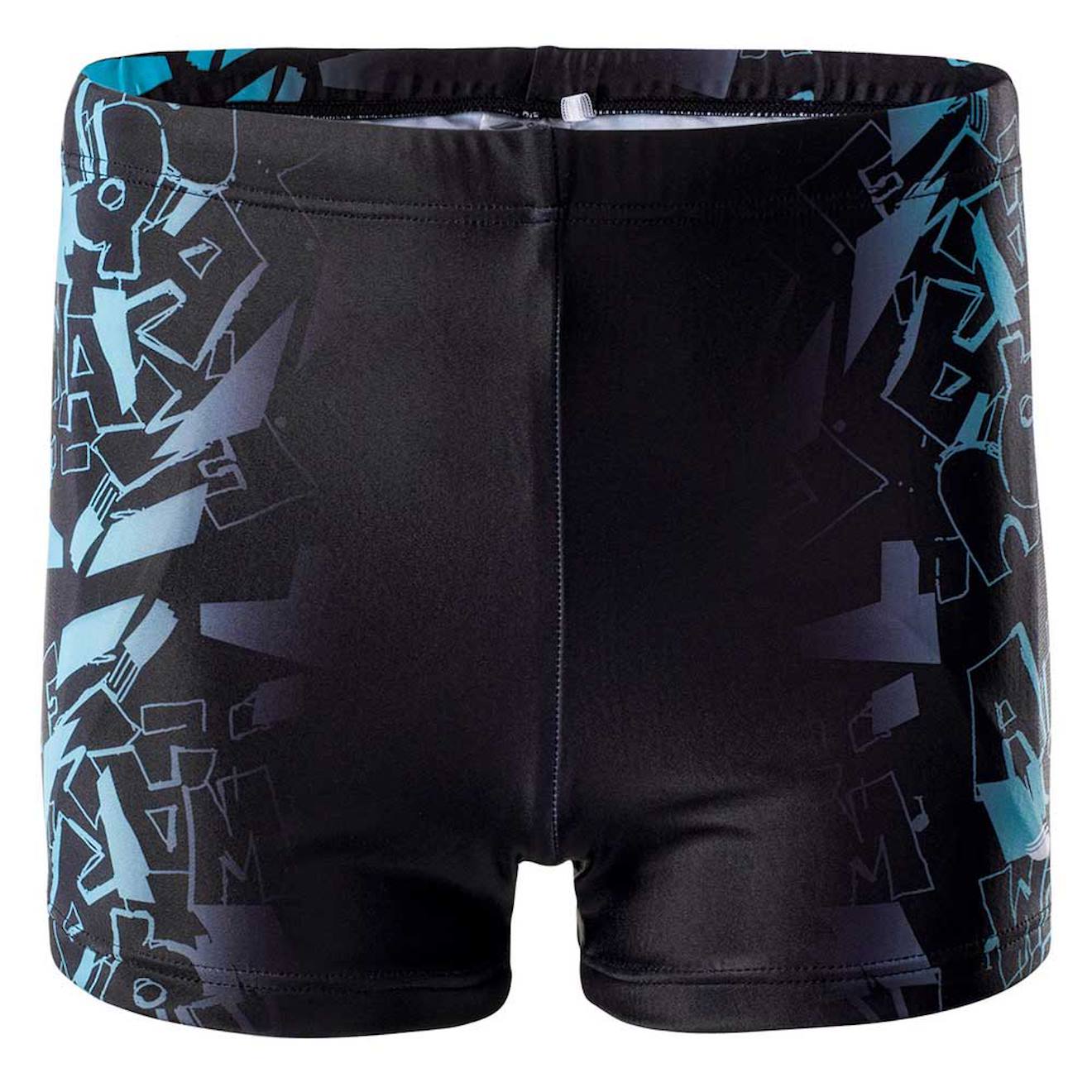 Short De Bain Homme Synthétique Atos Noir / Bleu Clair