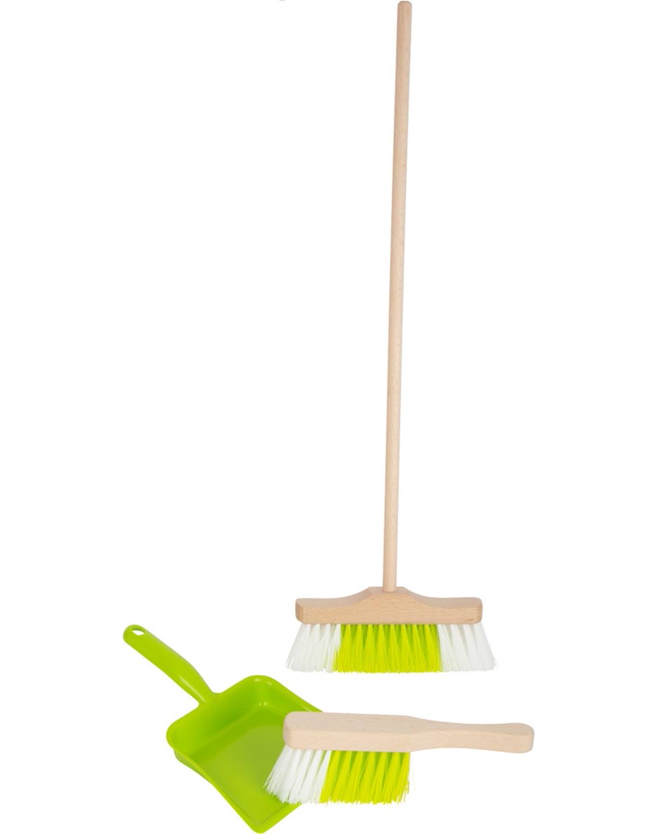 Set De Nettoyage Avec Balai Vert