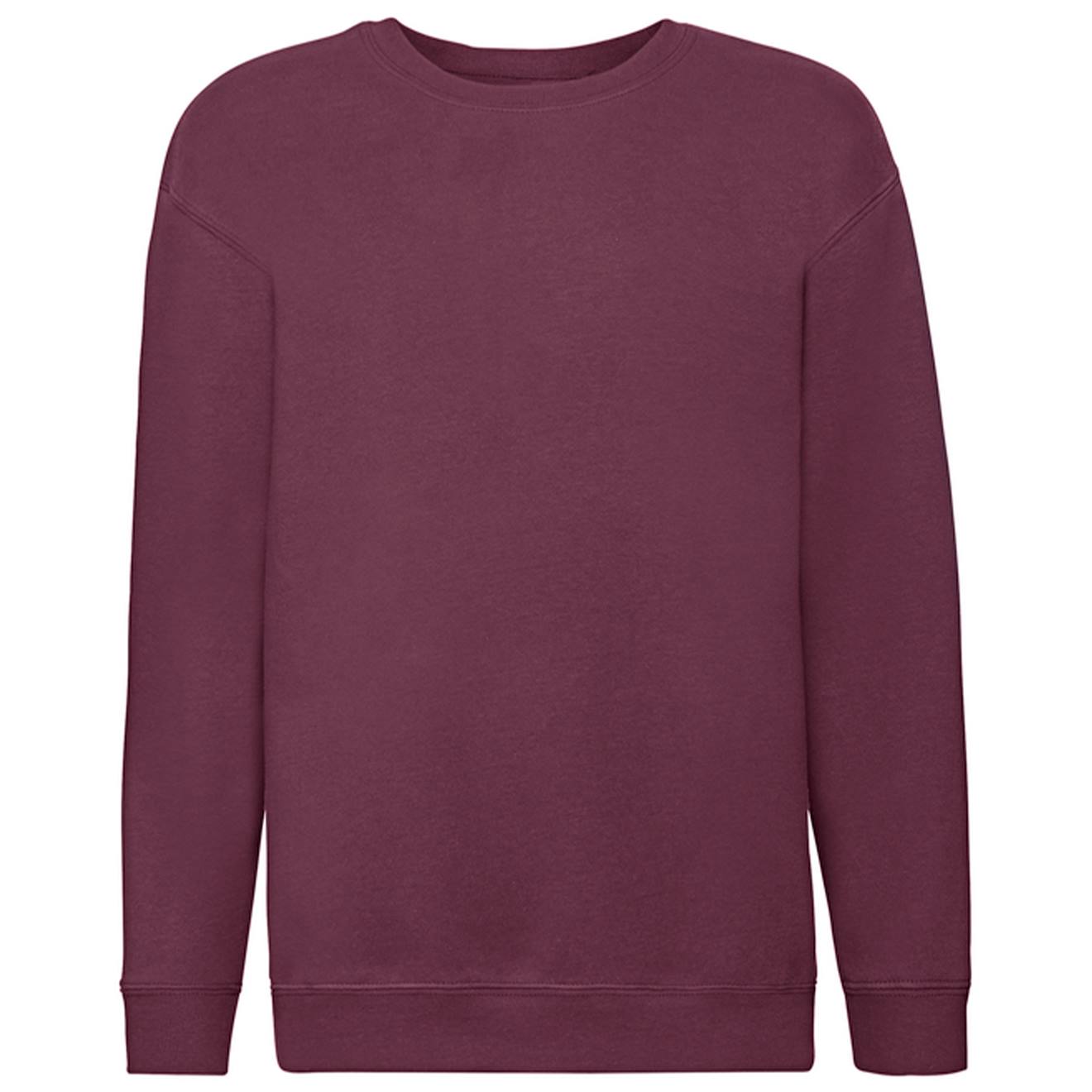 Sweat En Coton Peigné De Qualité Supérieure Premium Bordeaux