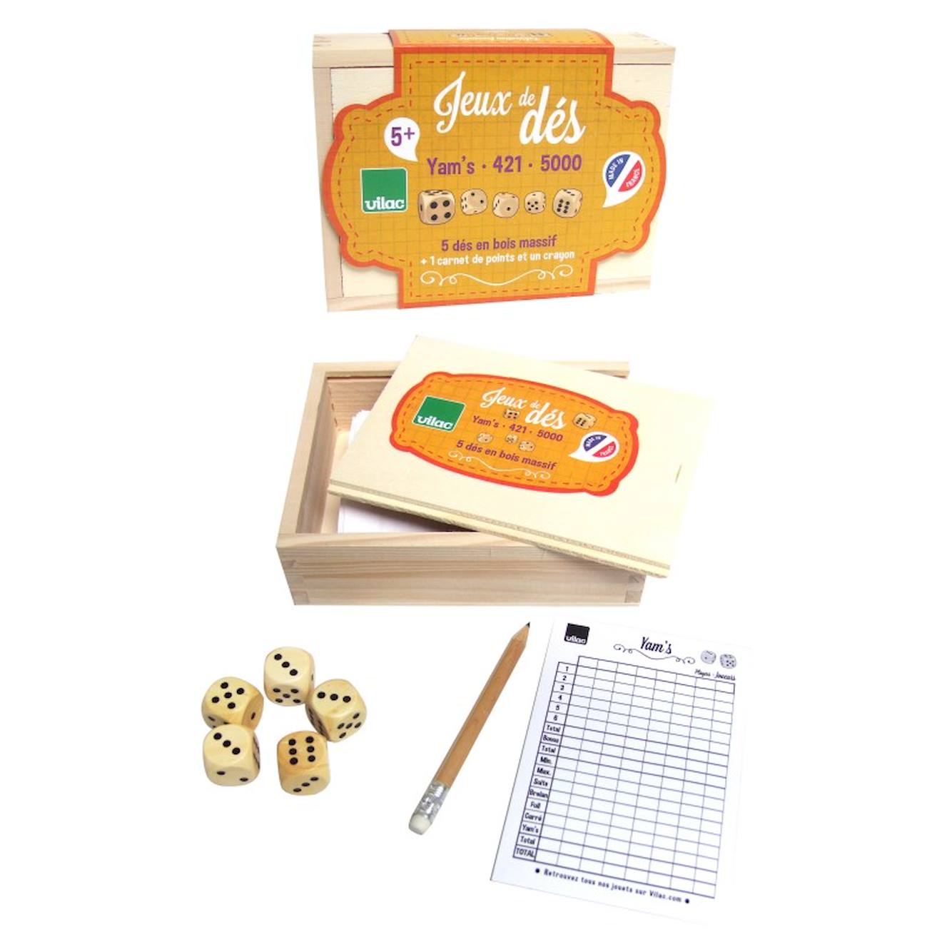 Yam's, Jeu De Dés Beige