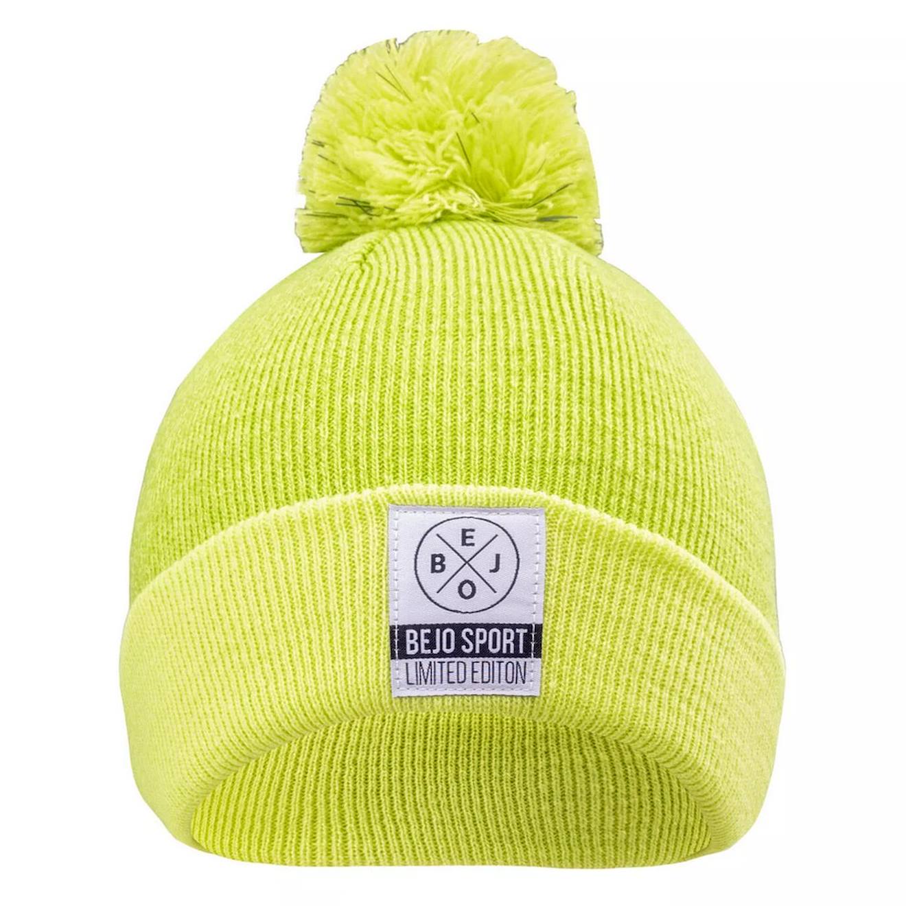 Bonnet D´hiver Acrylique Kese Vert Néon / Vert Citron Chiné