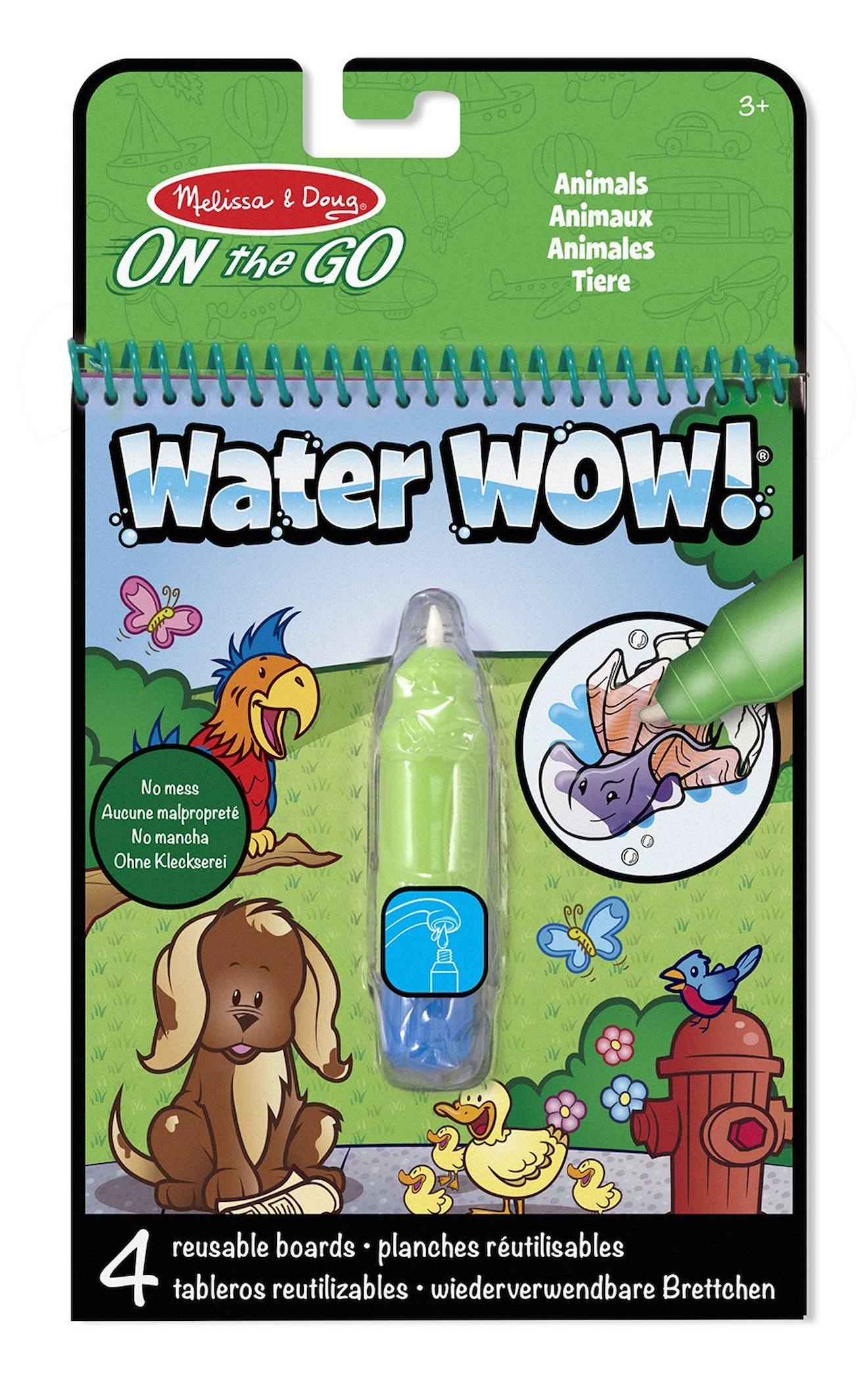 Melissa & Doug - Water Wow! Animaux Rouge
