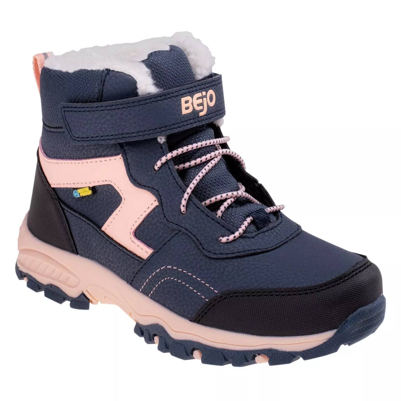 Bottes D´hiver Synthétique Meari Bleu Marine / Rose