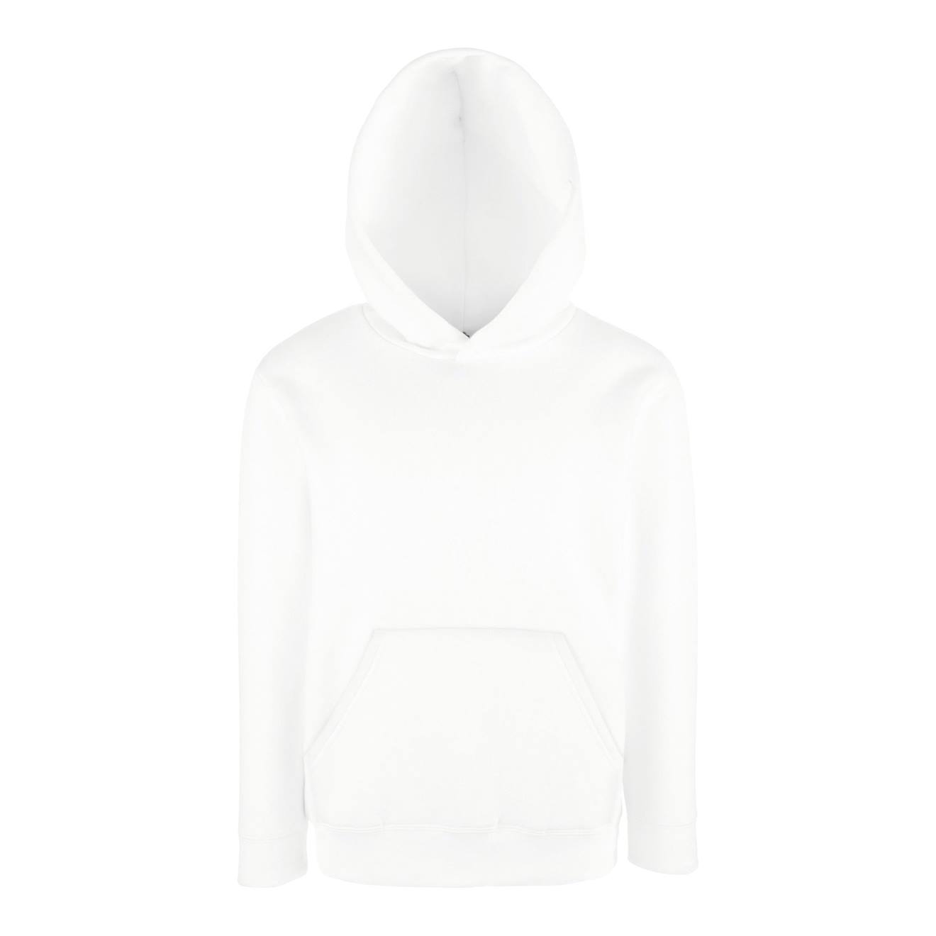 Sweat À Capuche Coton Premium Blanc