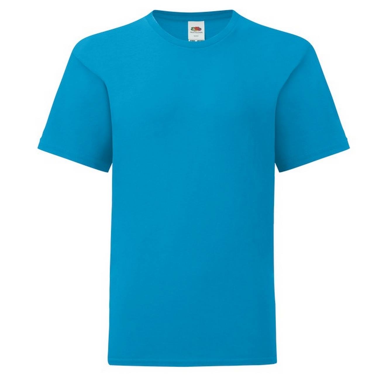 T-shirt Iconic Coton Peigné Et Filé À L'anneau Iconic 150 Azur