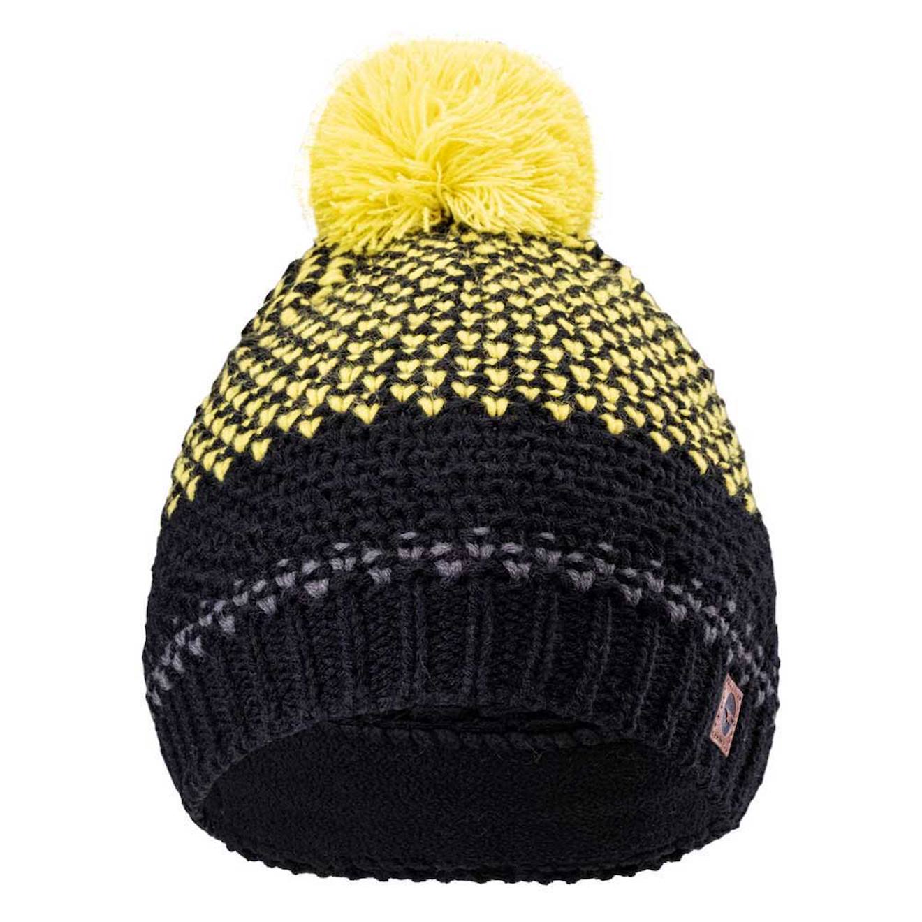 Bonnet Synthétique Hervin Noir / Jaune