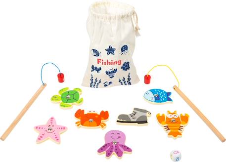 Small Foot - Jeu De Voyage Pêche Au Poisson Beige