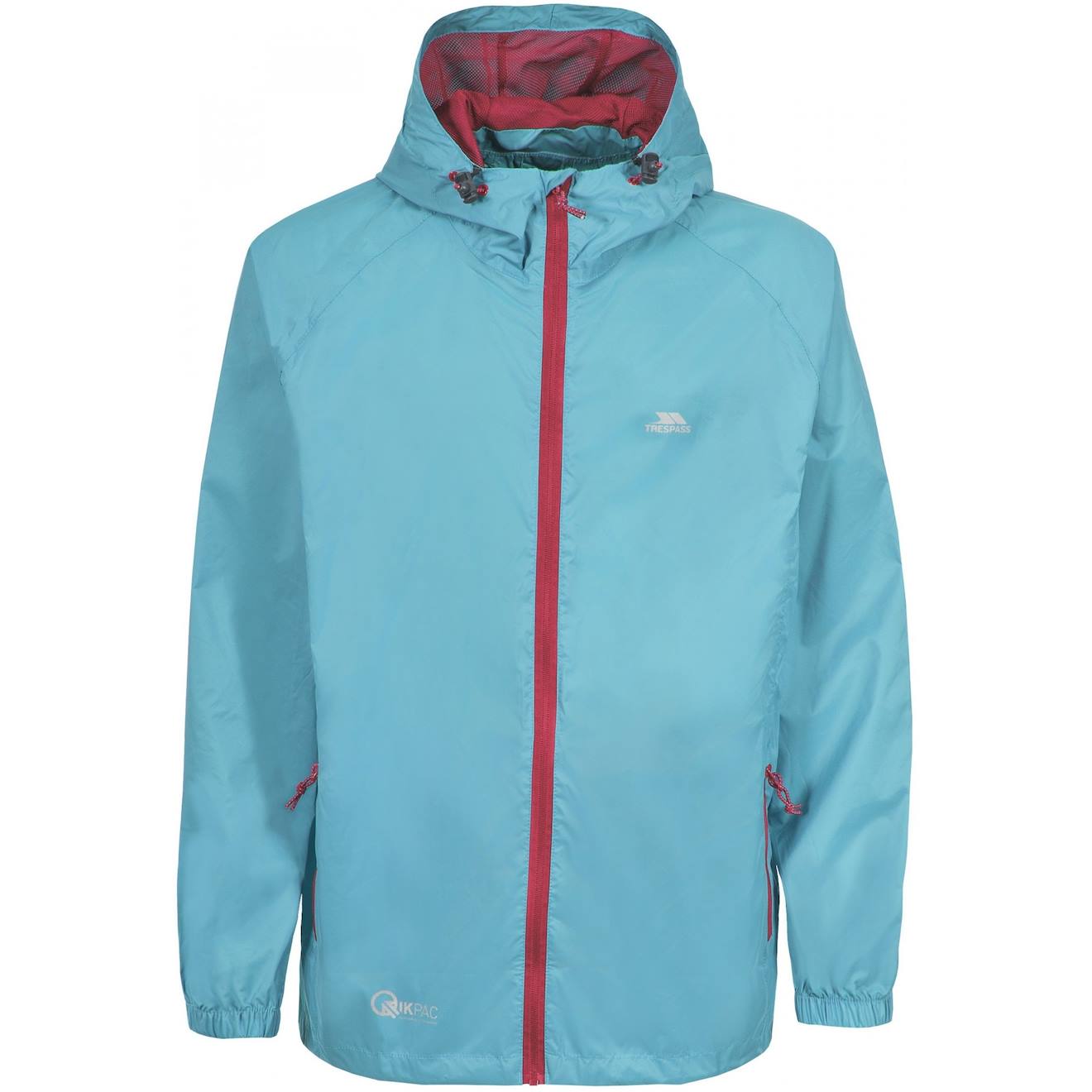 Qikpac Veste Imperméable Repliable Coton Égyptien Bleu Aquatique