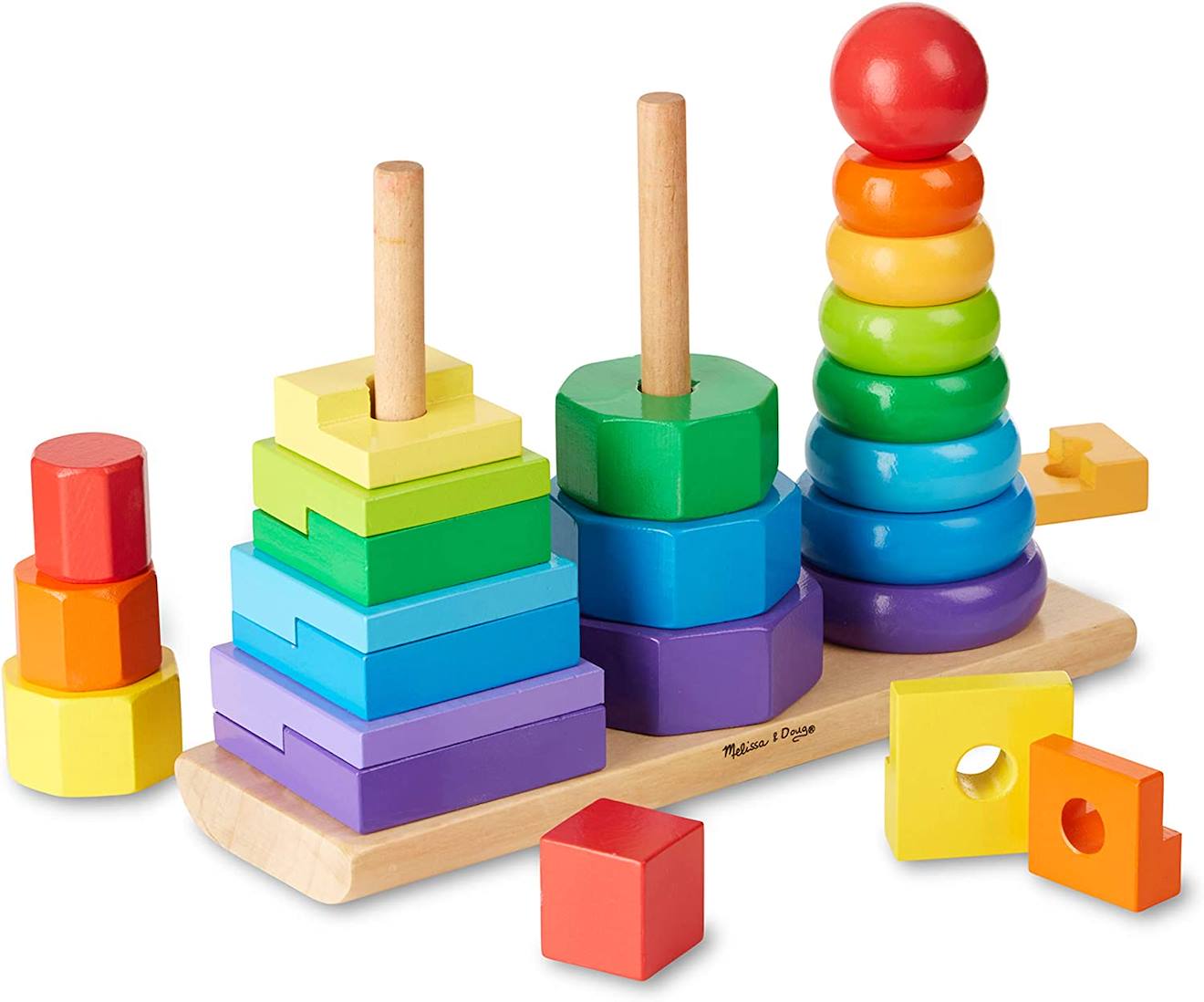 Empilable Géométrique Rouge (Melissa And Doug) - Image 1