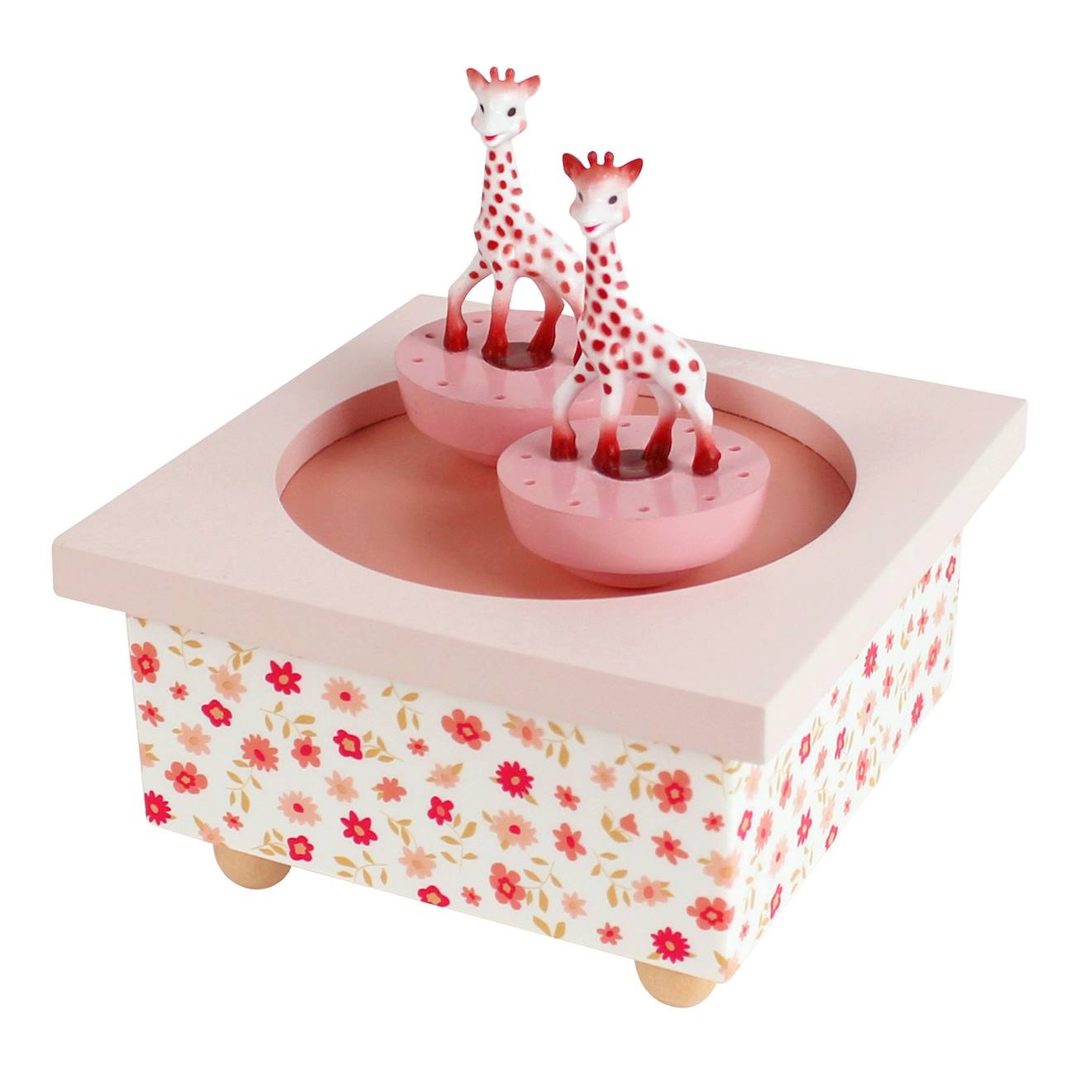 Trousselier - Boite À Musique Sophie La Girafe Rose