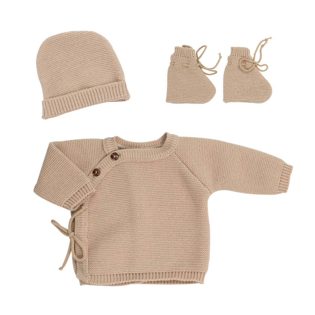 Ensemble 3 Pièces Pour Bébé Caramel