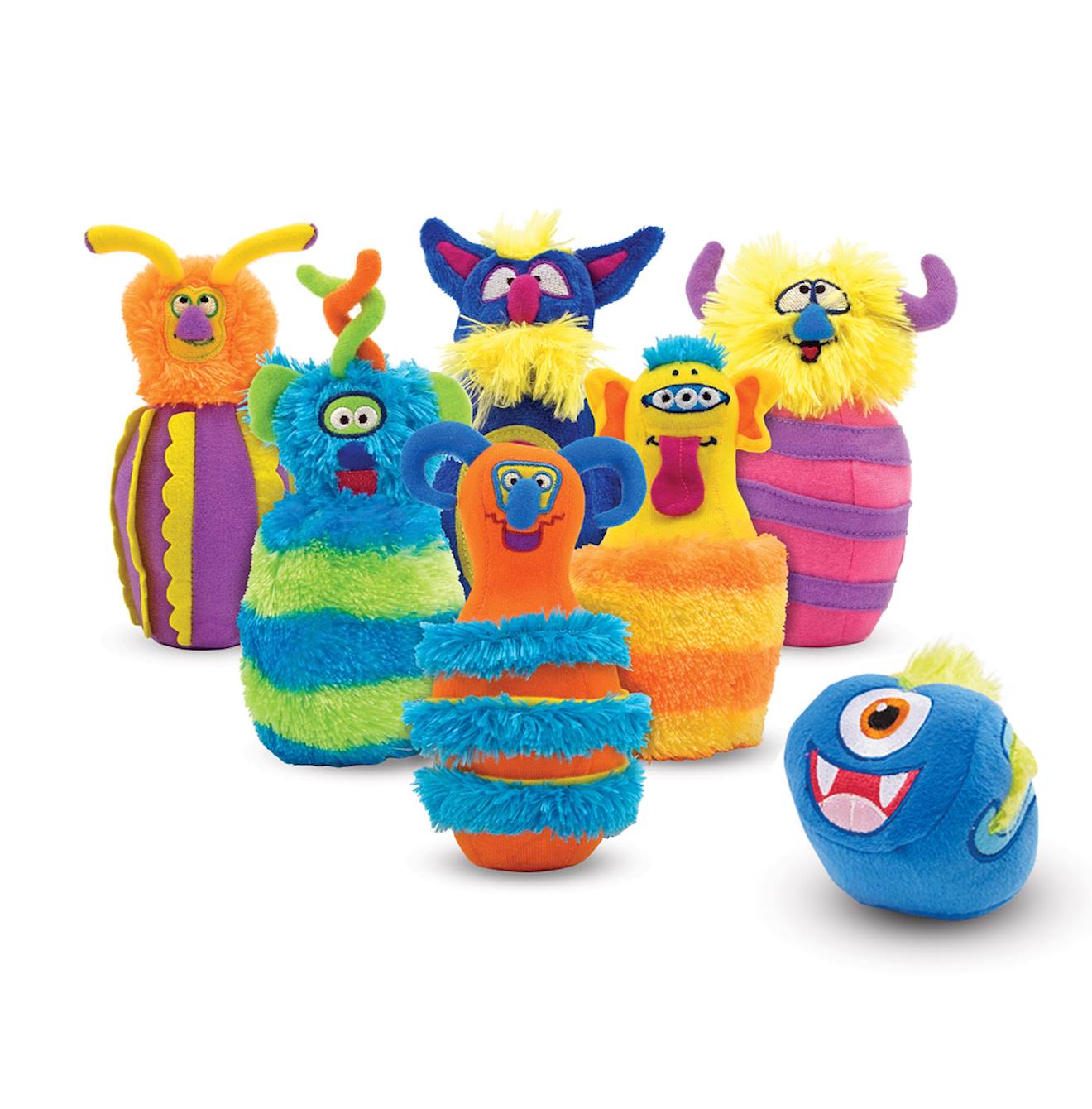 Jeu De Quilles Monstres Orange