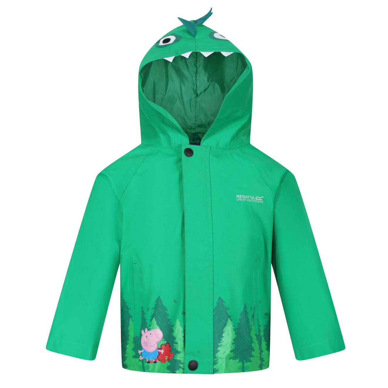 Veste Imperméable Polyester Peppa Pig Vert Jade