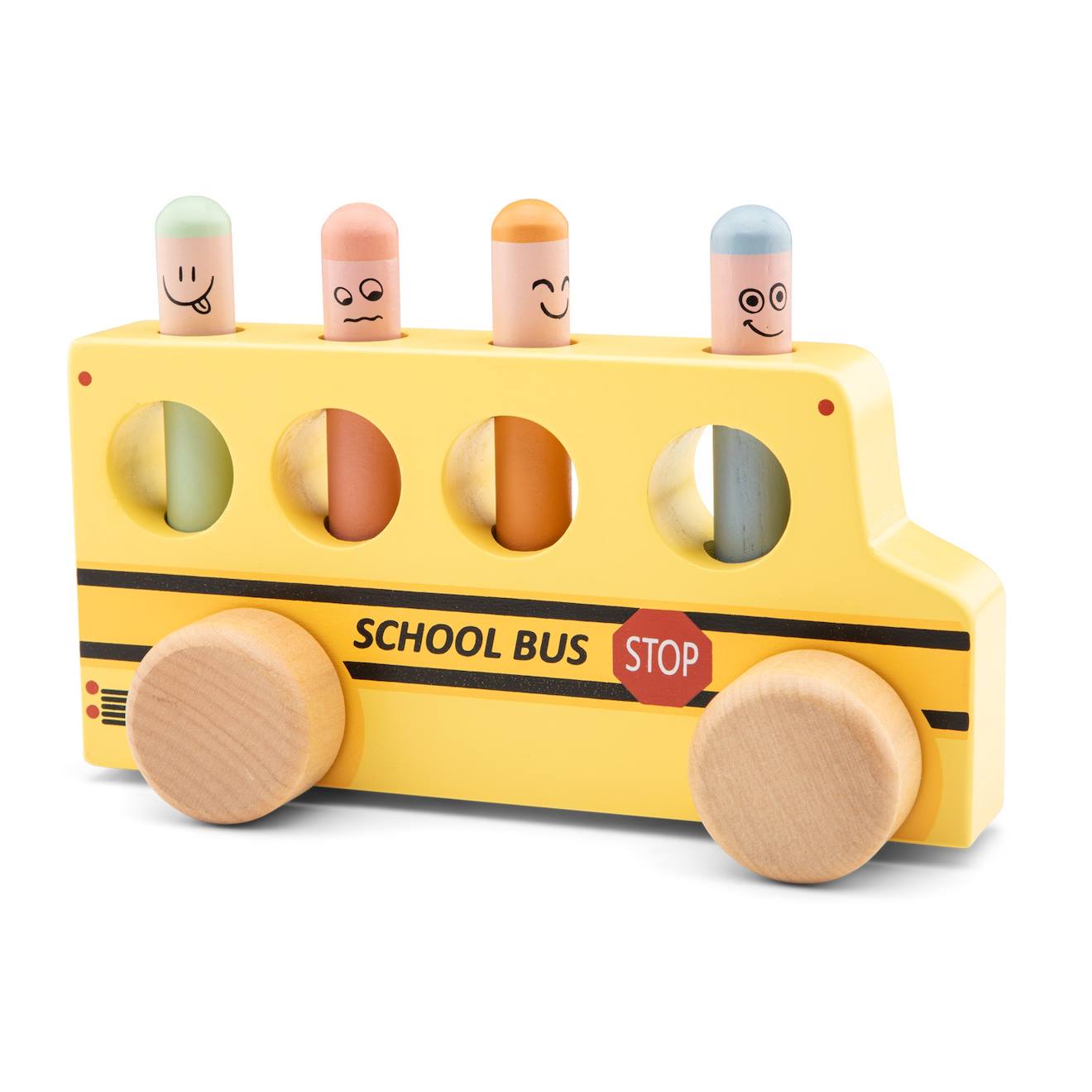 Pop-up Bus Scolaire Jaune