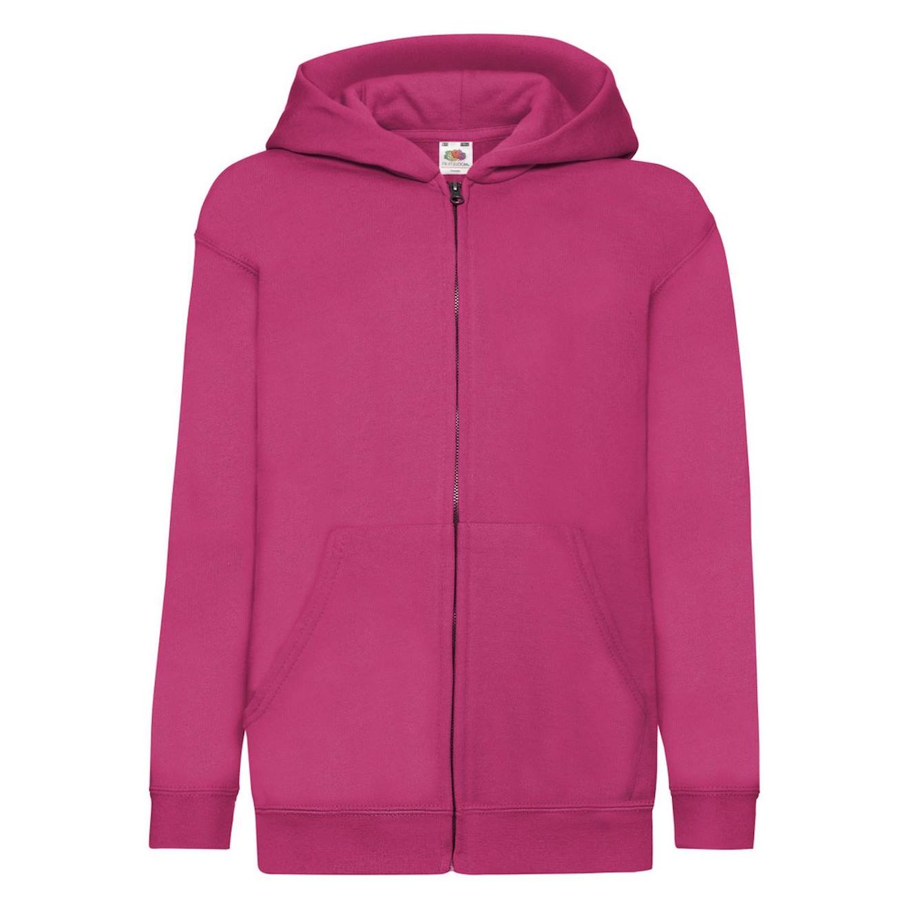 Veste À Capuche Coton Classic Fuchsia