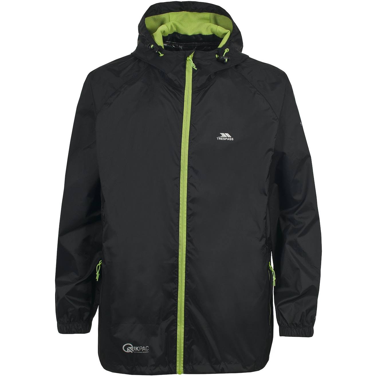 Qikpac Veste Imperméable Repliable Coton Égyptien Noir