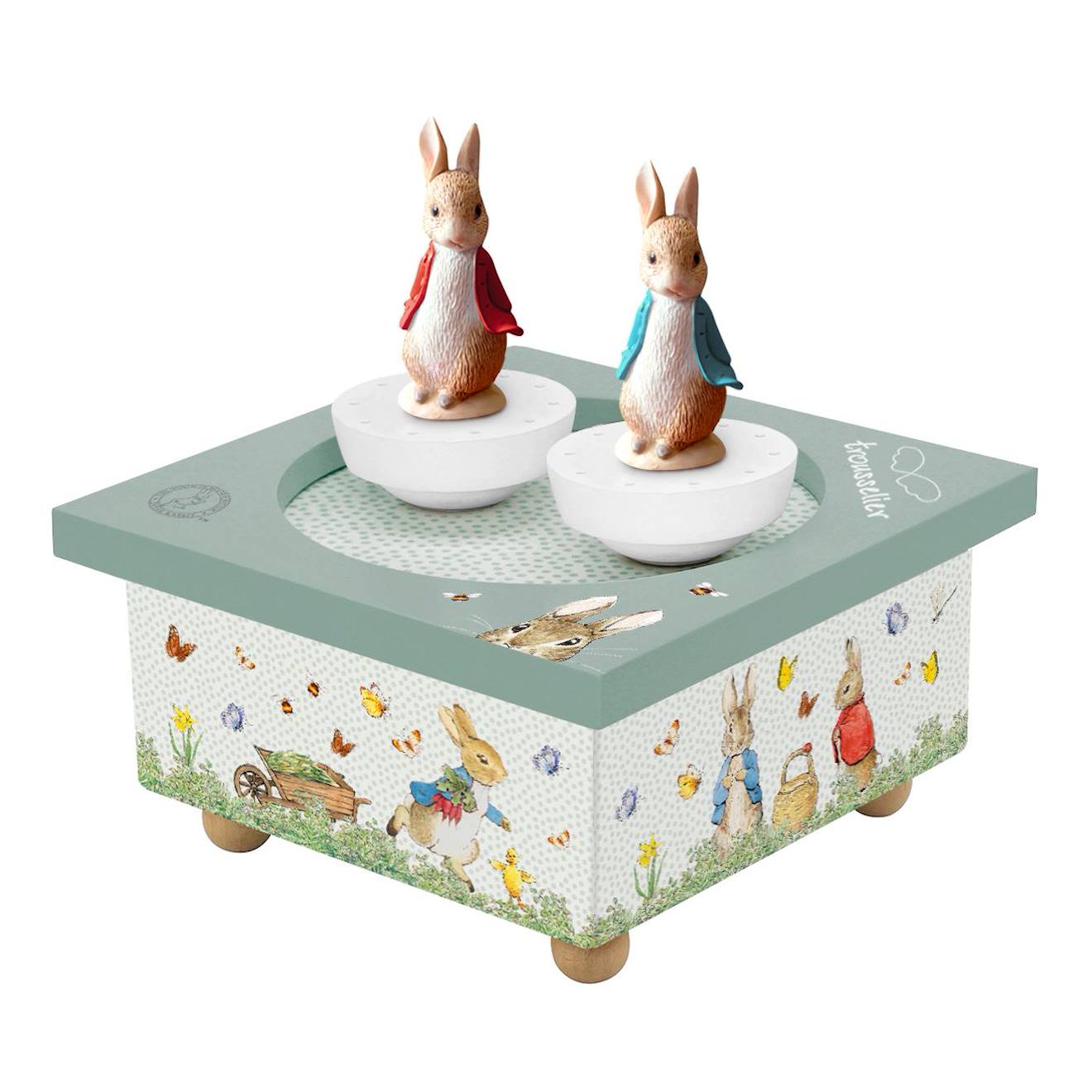 Trousselier - Boite À Musique Peter Rabbit Blanc